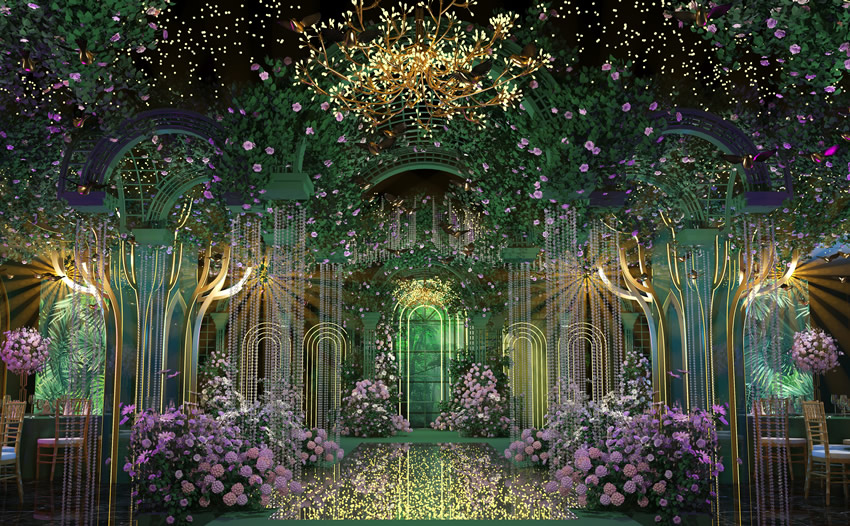 罗庄奇妙森林婚礼堂效果展示