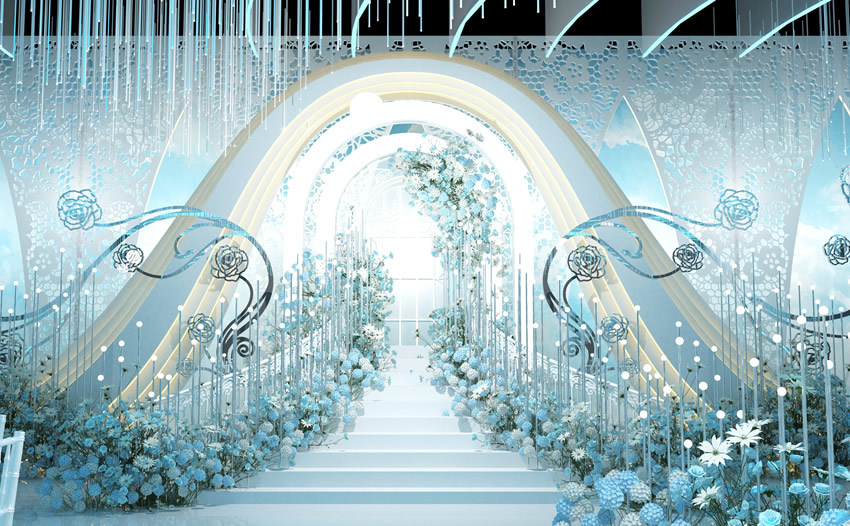 罗庄釡香烙馍村水晶厅效果展示